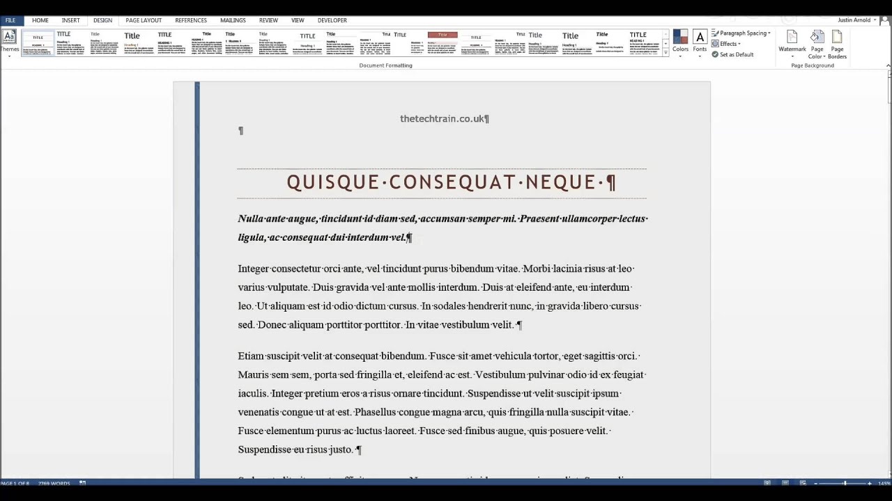 showing paragraph symbols in word for mac